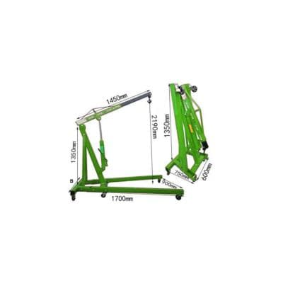 Кабели Кран гаражный складной SC1000A 1т EURO-LIFT 00001713